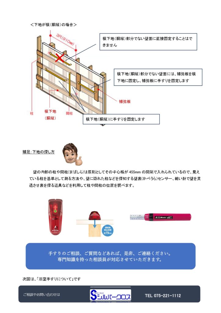 SC通信3月号 ~住宅改修の施工に関する基礎知識(2)~の画像| シルバークロス株式会社|京都市の福祉用具のレンタル・販売、住宅のバリアフリー改修